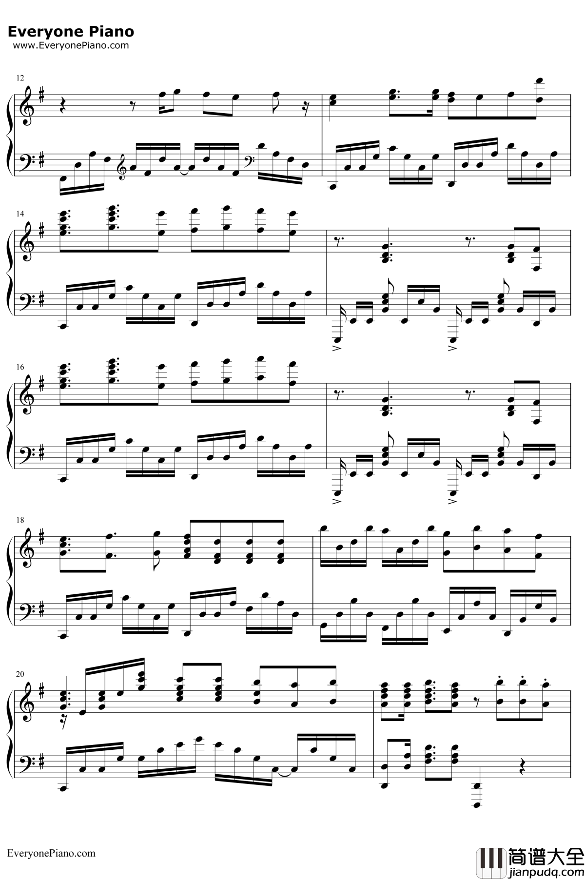 Courage钢琴谱_户松遥_刀剑神域ⅡOP2