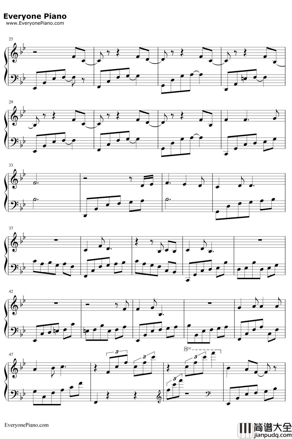 Eternity_Memory_of_Light_waves钢琴谱_松枝贺子_最终幻想X_2OST