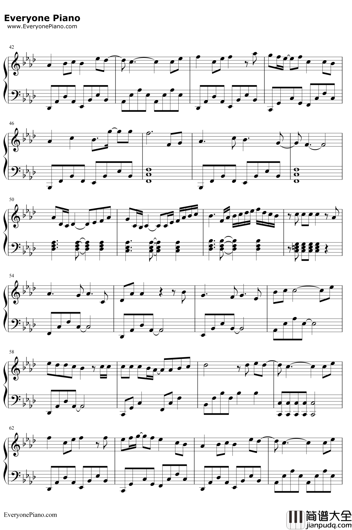 星辰大海是你钢琴谱_魏晨_那片星空那片海2片头曲