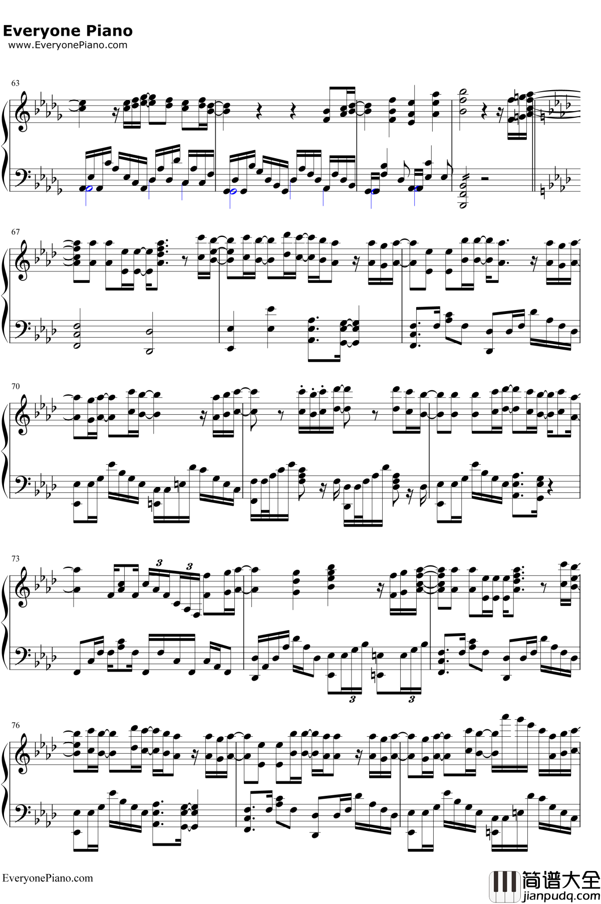 ASH钢琴谱_LiSA_FateApocryphaOP2