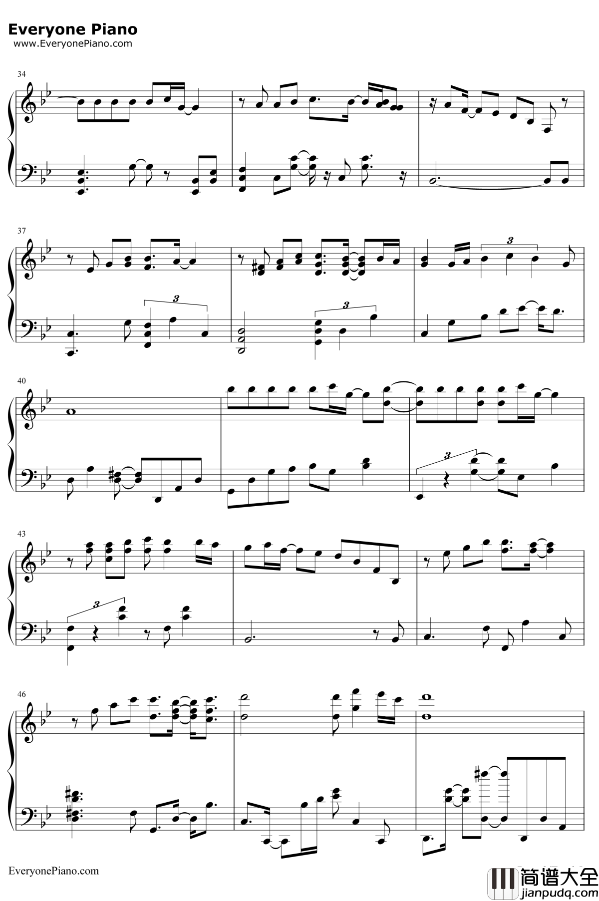 Break_Up钢琴谱_宫崎步_数码宝贝02装甲进化插曲