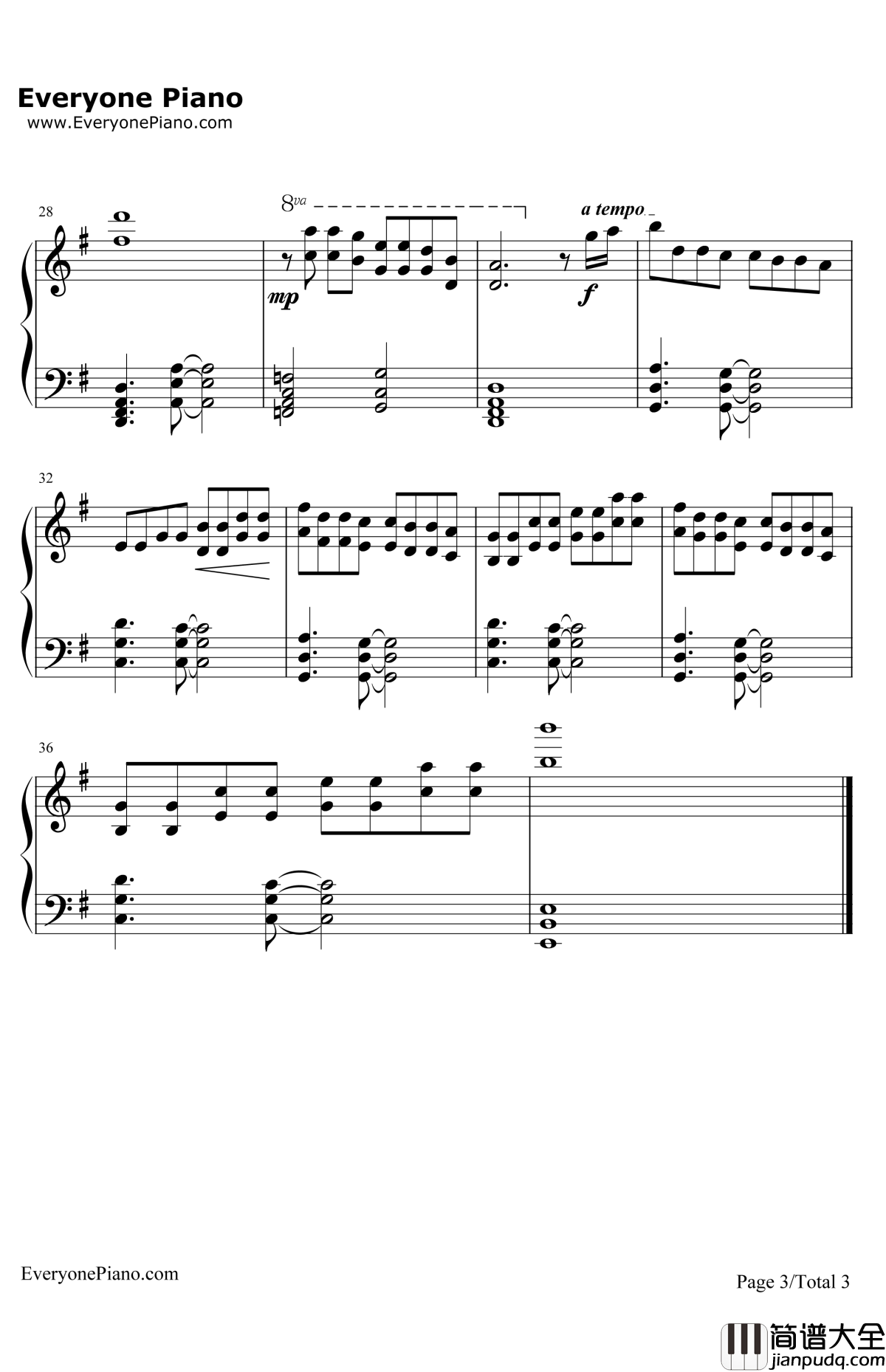 Bella's_Lullaby钢琴谱_CarterBurwell_暮光之城电影原声带