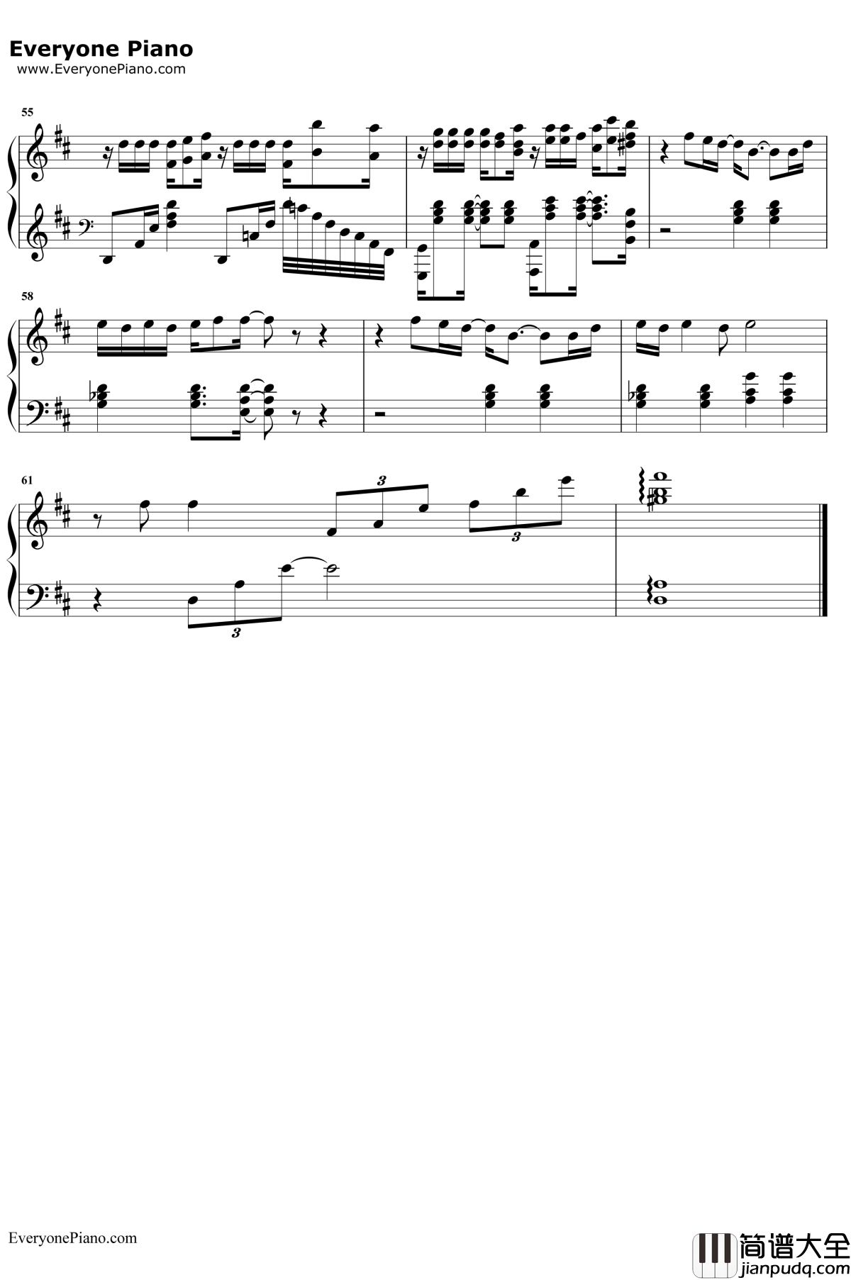 说散就散钢琴谱_袁娅维_华丽版_前任3:再见前任片尾曲