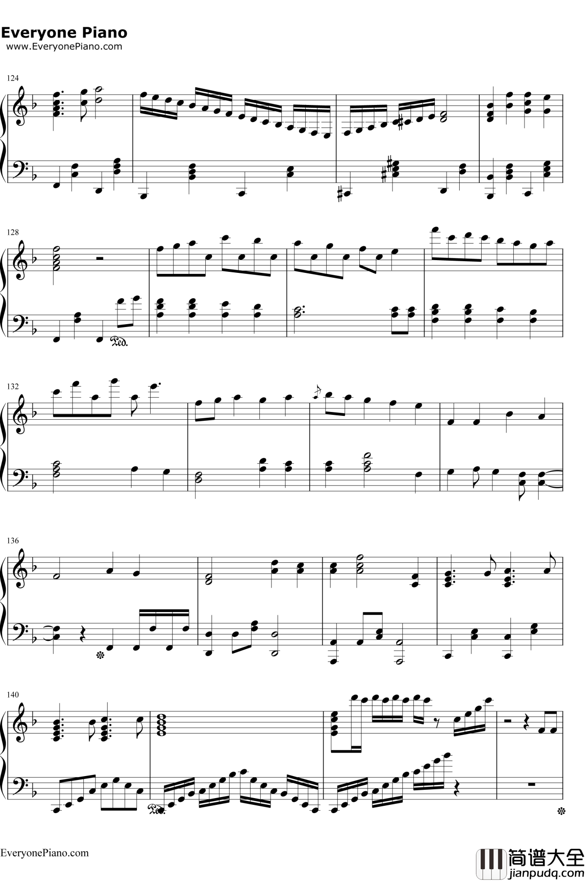 ノンファンタジー钢琴谱_LIP×LIP_无论何时我们的恋情都是10厘米OP