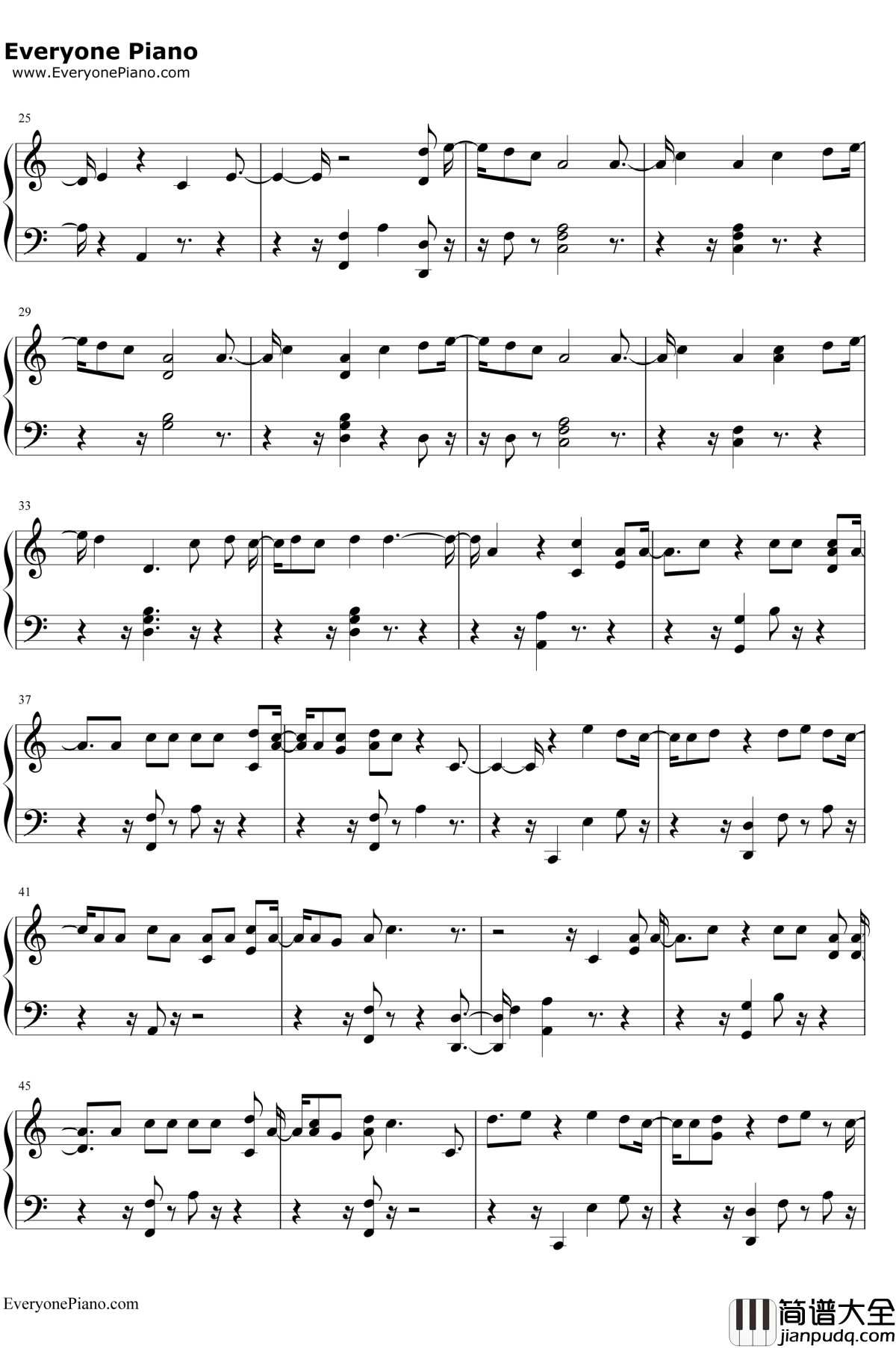 Don't_Blame_Me钢琴谱_Taylor_Swift