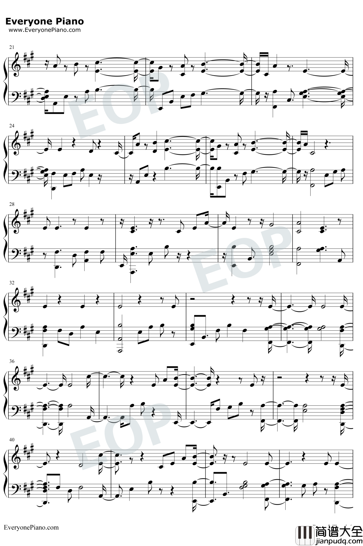 Girls_Like_You钢琴谱_Maroon5