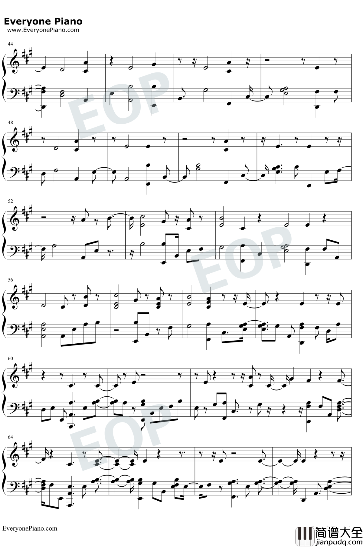 Girls_Like_You钢琴谱_Maroon5