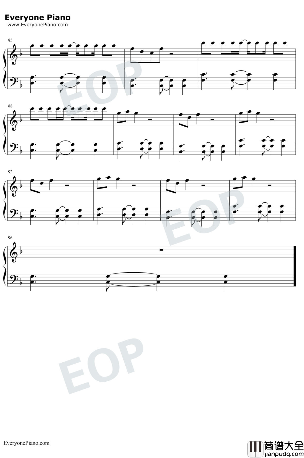 9277钢琴谱_深七