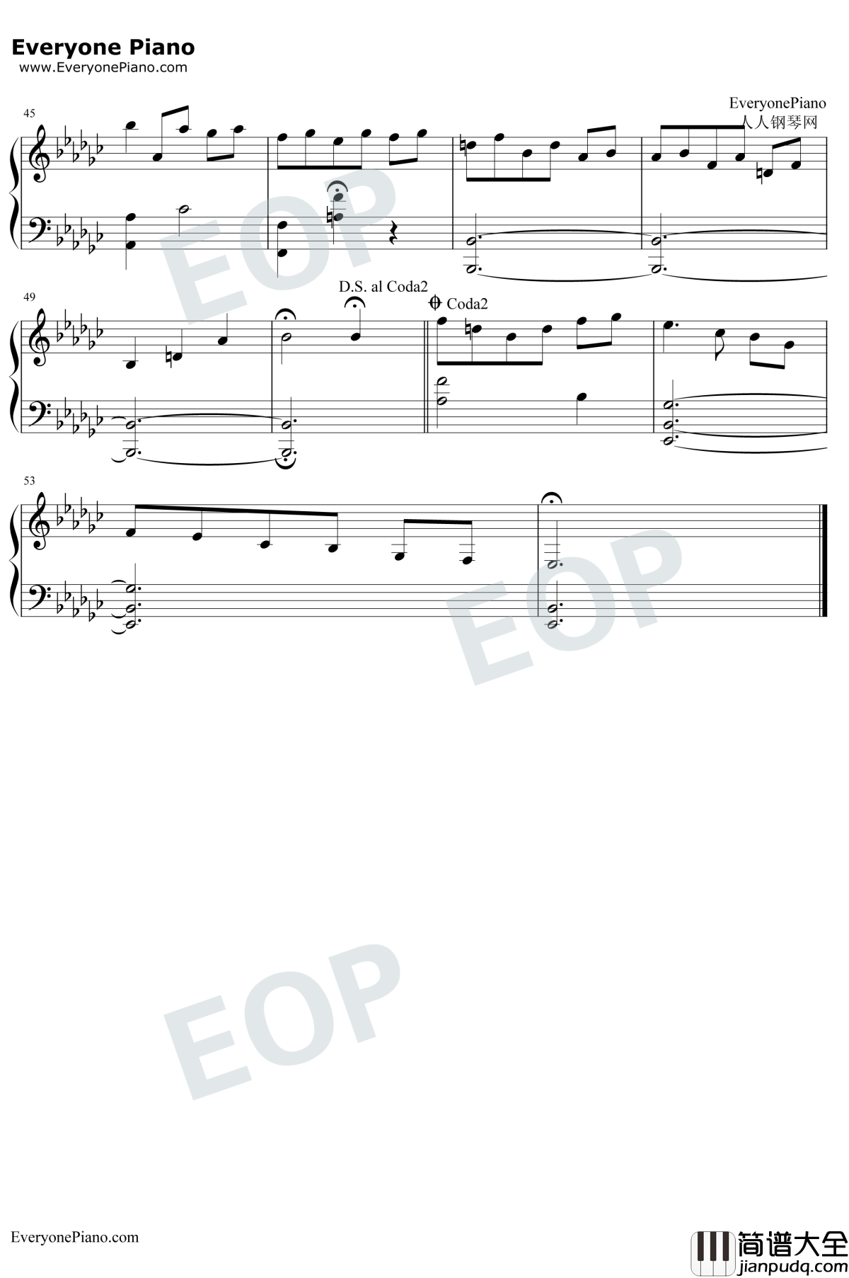 Beethoven's_Silence钢琴谱_Ernesto_Cortazar