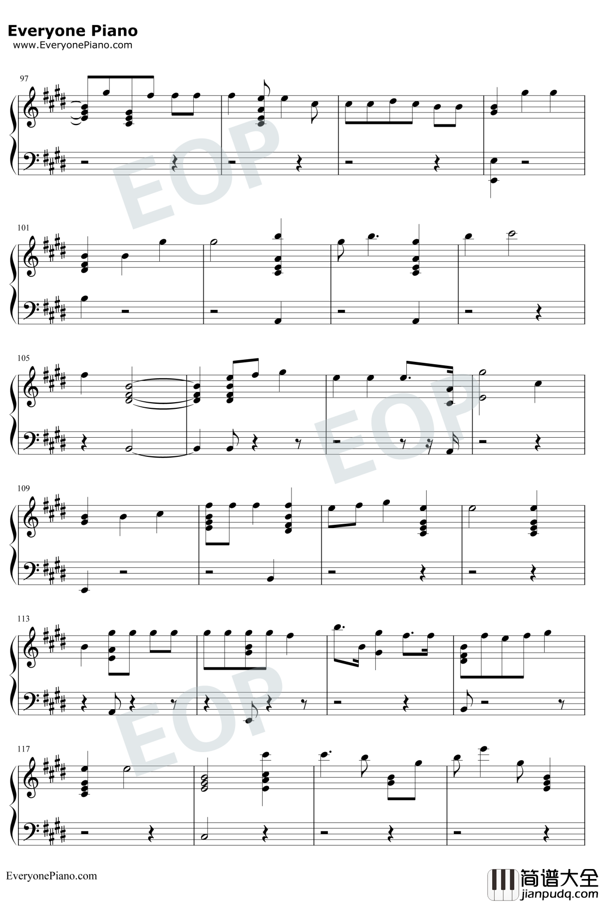 2002钢琴谱_Anne_Marie