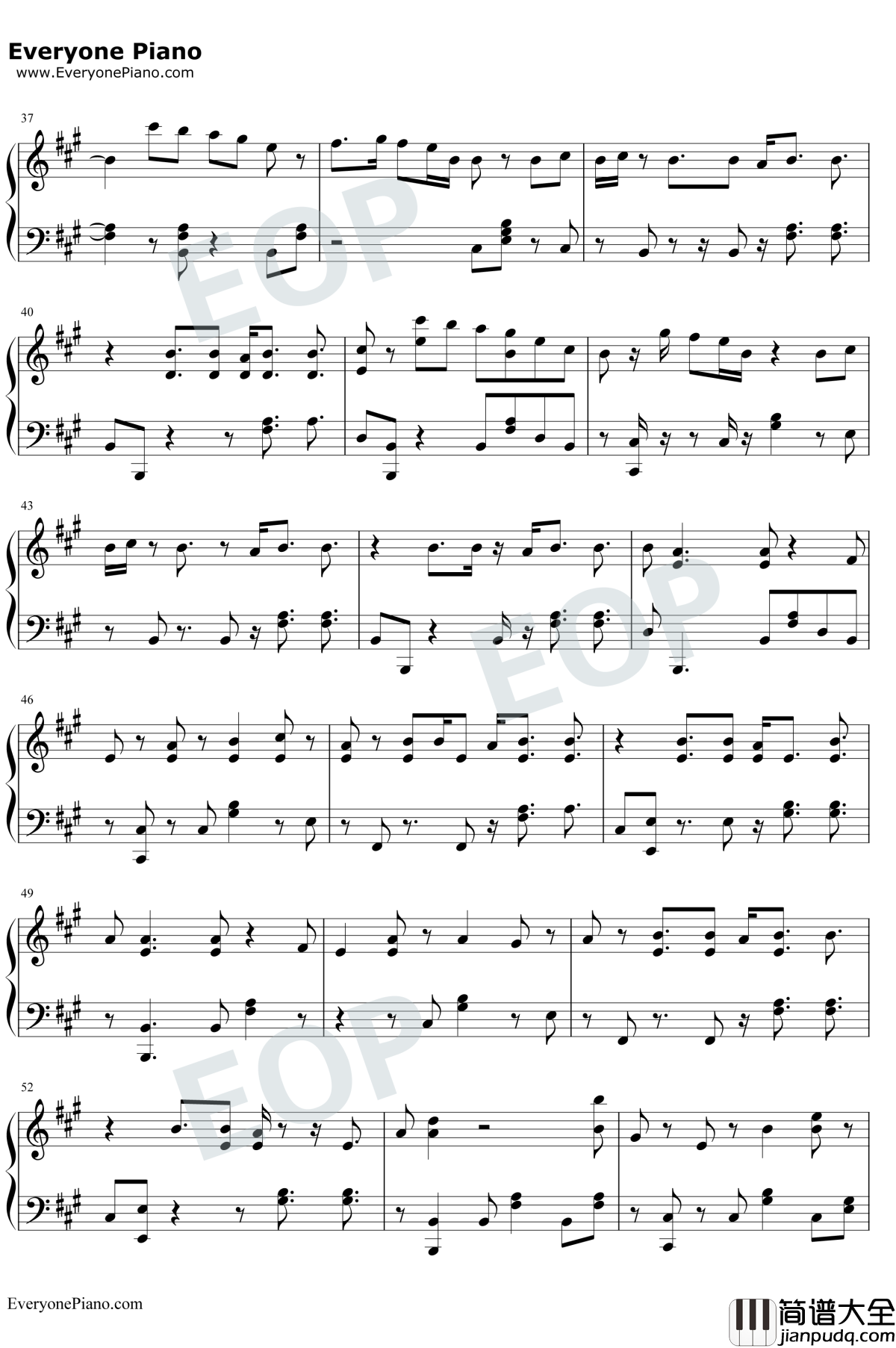 134340钢琴谱_防弹少年团