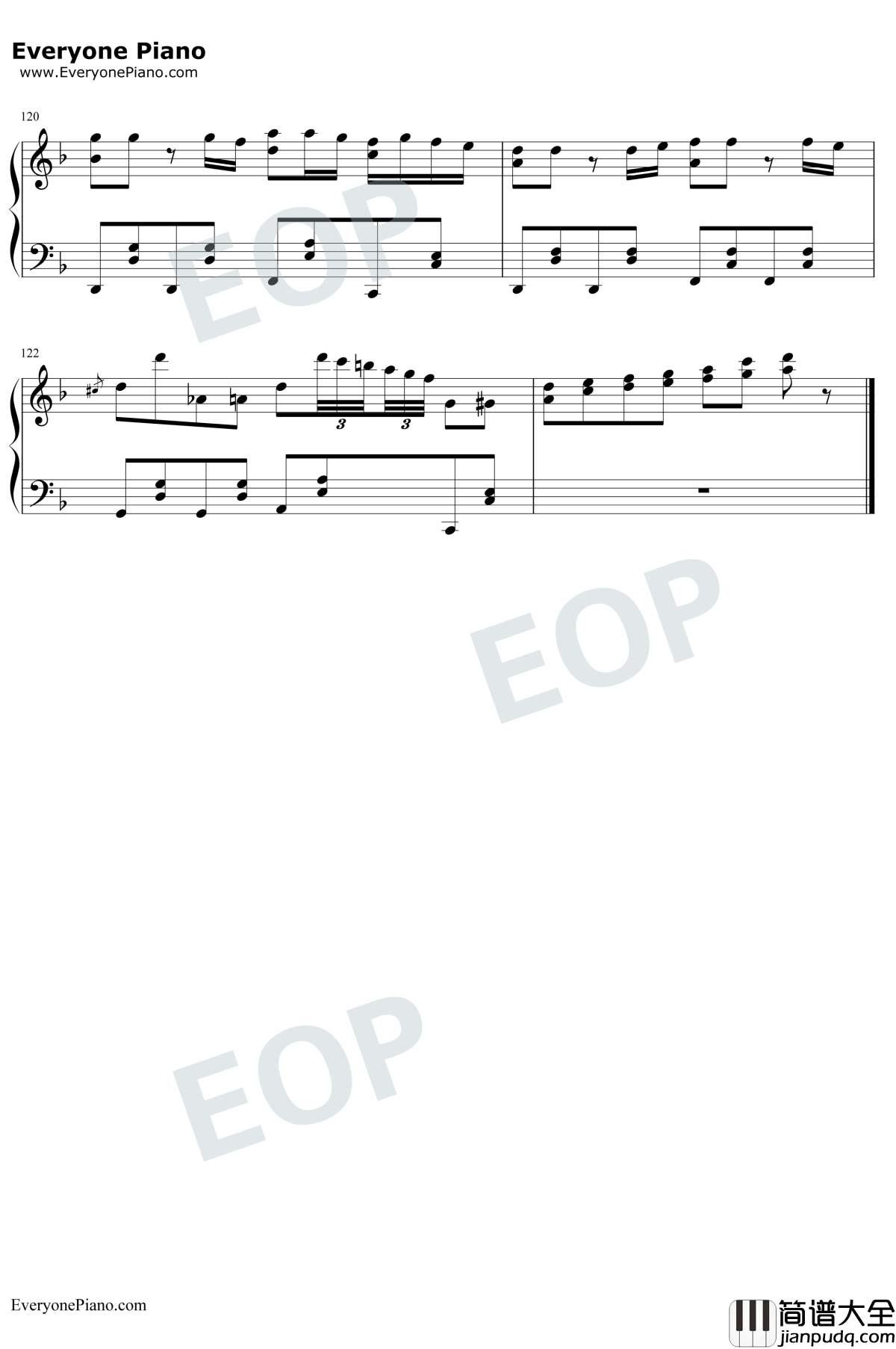 卡路里钢琴谱_火箭少女101_西虹市首富插曲