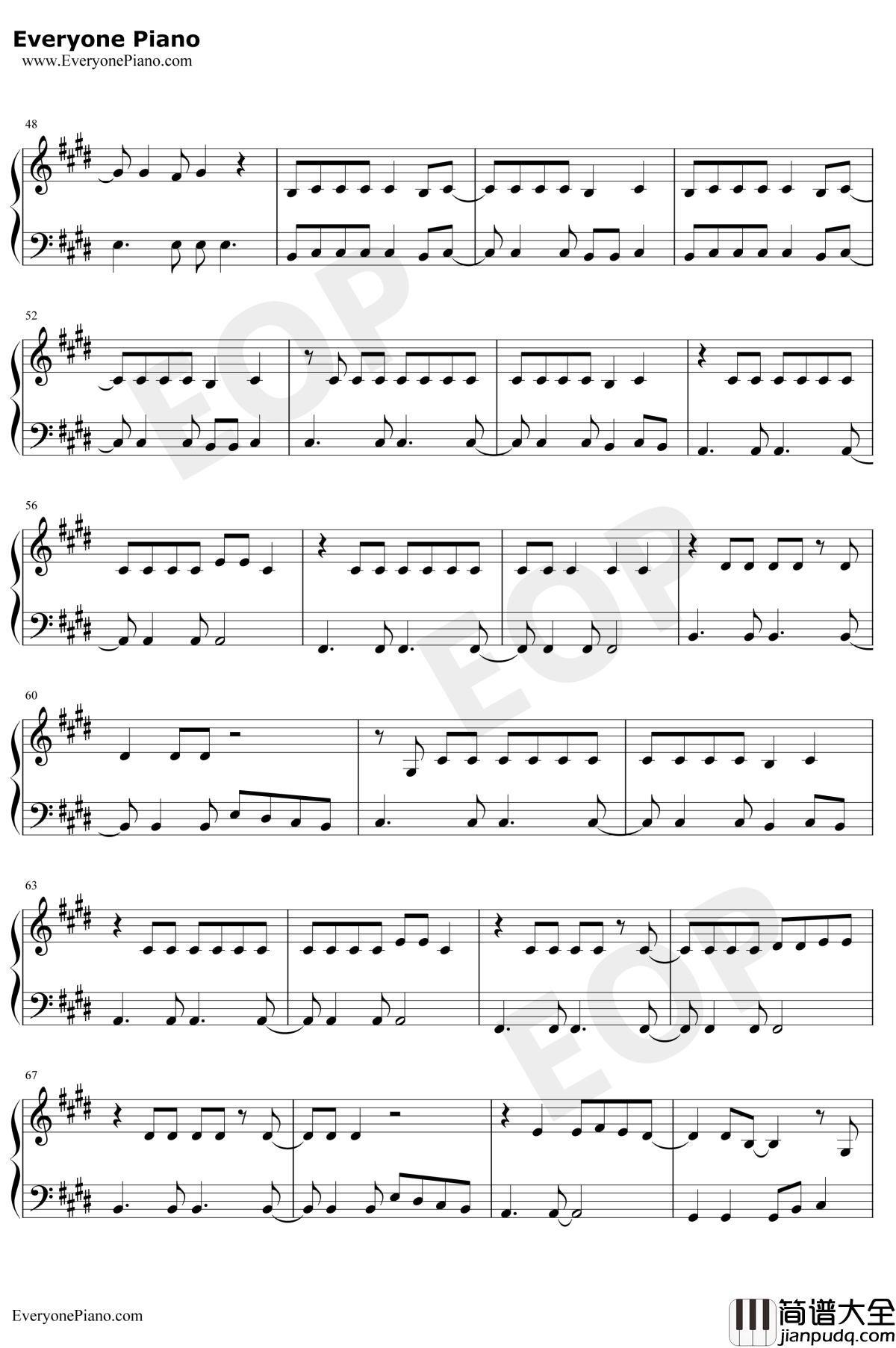 ガラスを割れ钢琴谱_欅坂46