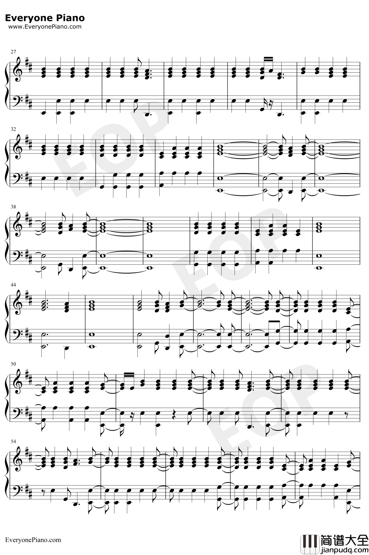 Kiwi钢琴谱_Harry_Styles_2017年维多利亚秘密秀秀场音乐