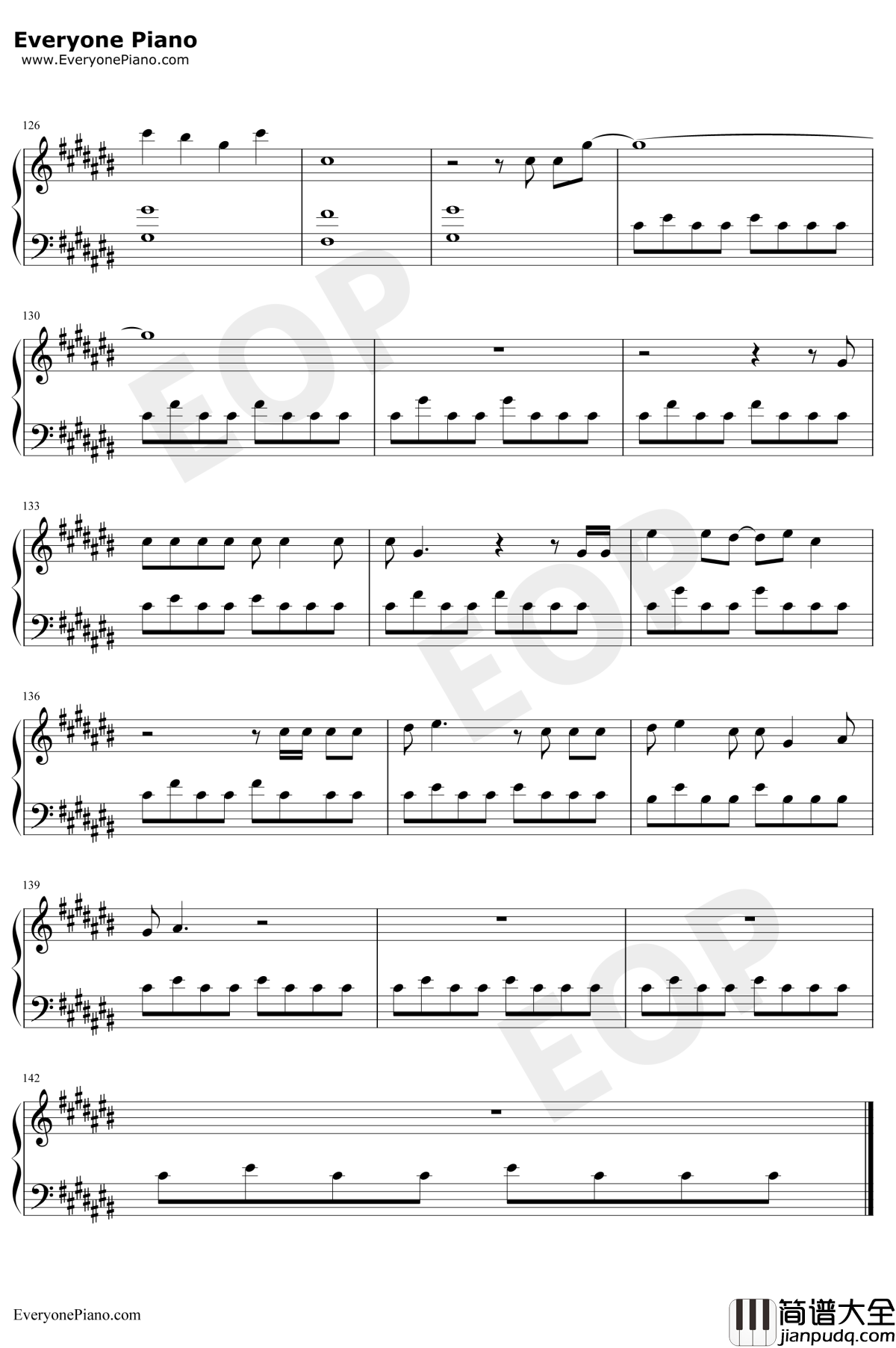 シンクロニシティ钢琴谱_乃木坂46