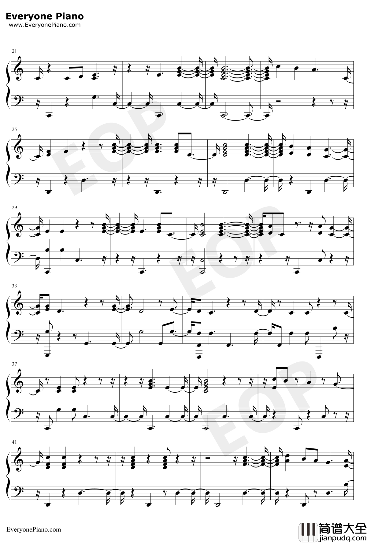 I_Don't_Know_What_Love_Is钢琴谱_Lady_Gaga/Bradley_Cooper