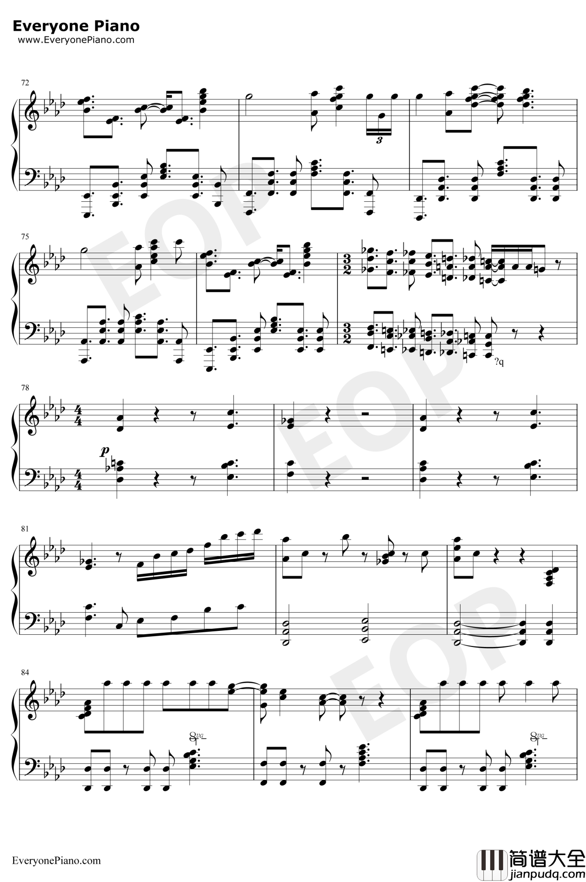 Katharsis钢琴谱_TK_from凛冽时雨_东京喰种reOP2