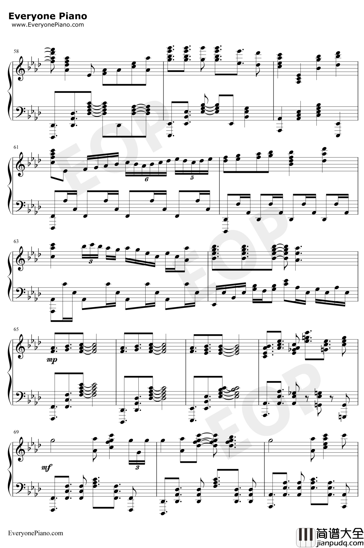 Katharsis钢琴谱_TK_from凛冽时雨_东京喰种reOP2