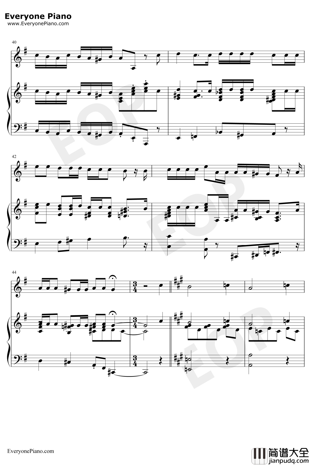 Jack's_Lament钢琴谱_DannyElfman_圣诞夜惊魂OST