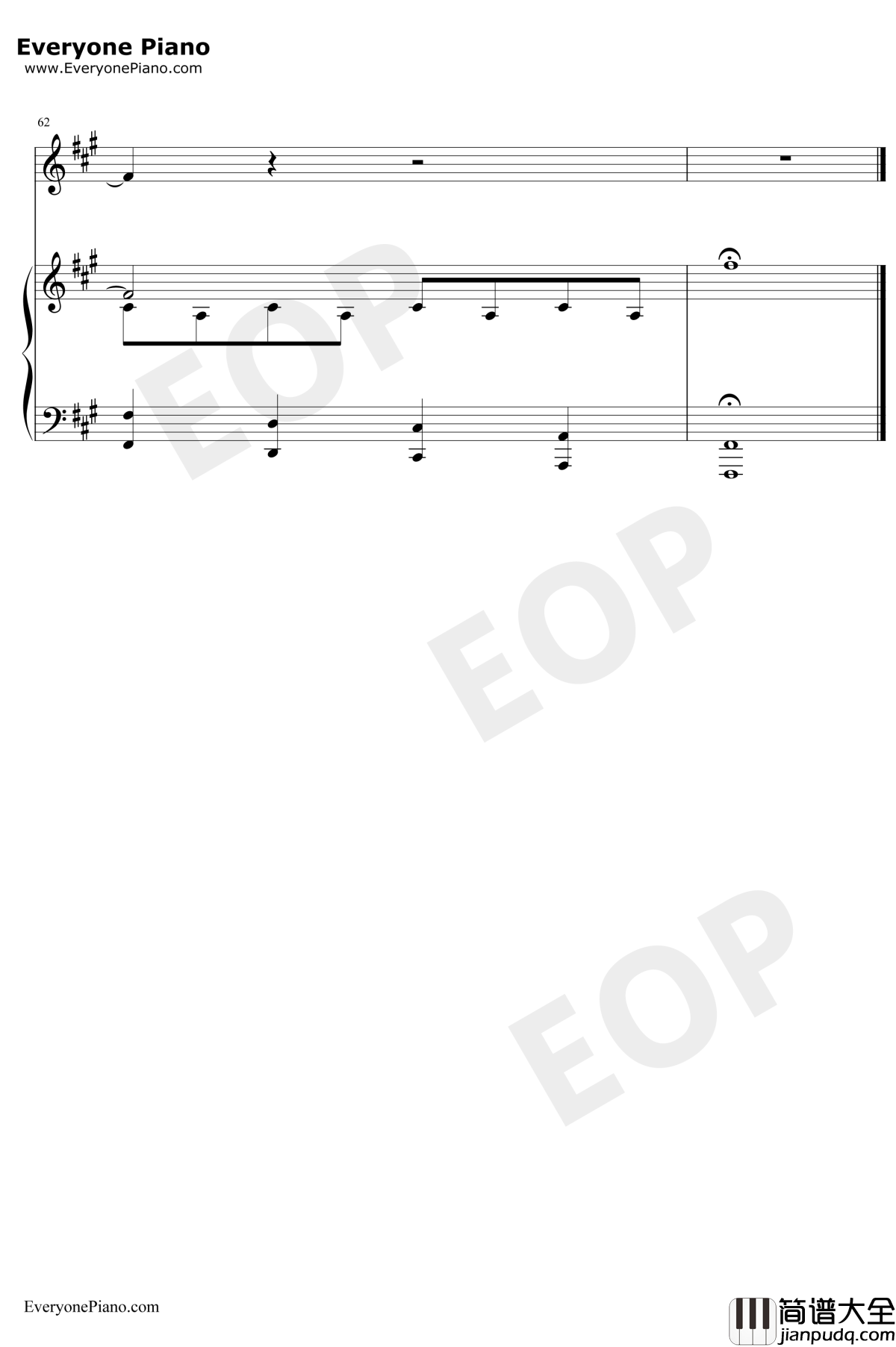 Jack's_Lament钢琴谱_DannyElfman_圣诞夜惊魂OST