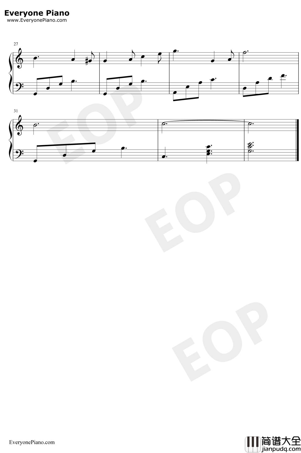 It's_Beginning_to_Look_a_Lot_Like_Christmas钢琴谱_Meredith_Willson