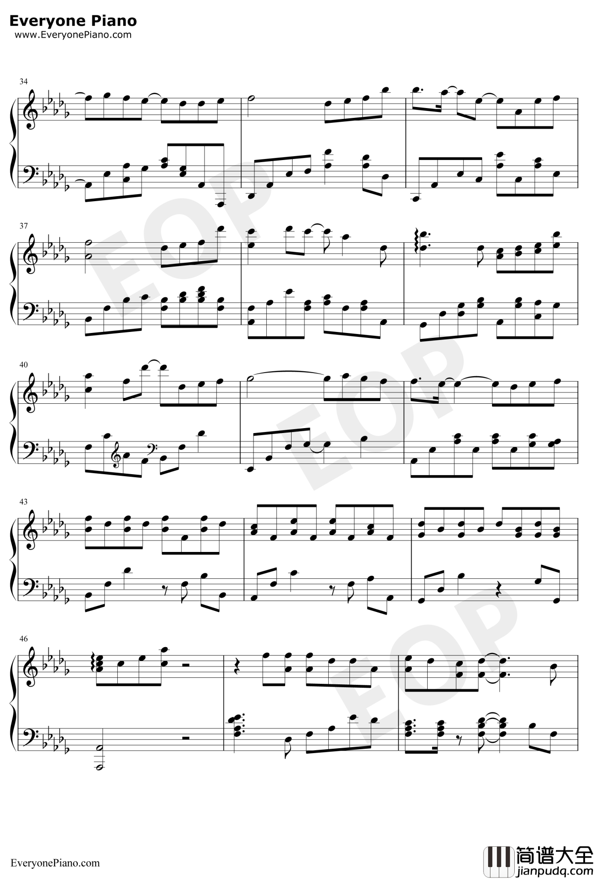 独家记忆钢琴谱_郁可唯_蒙面唱将猜猜猜第9期