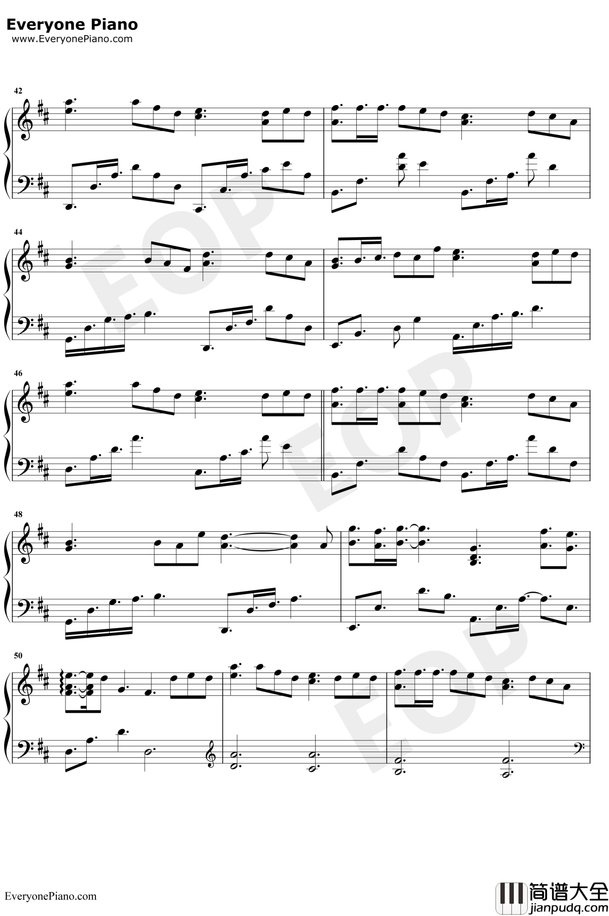 遥远的你钢琴谱_221小伙伴_完整版_献给最初的暗恋