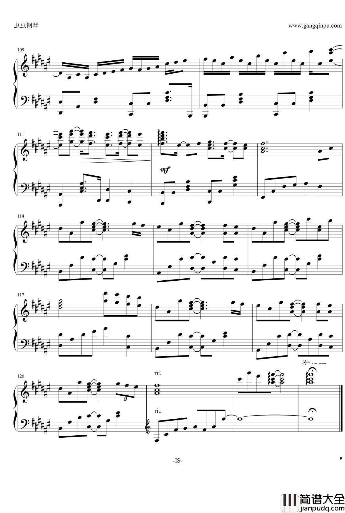 歌に形はないけれど钢琴谱_初音_初音未来