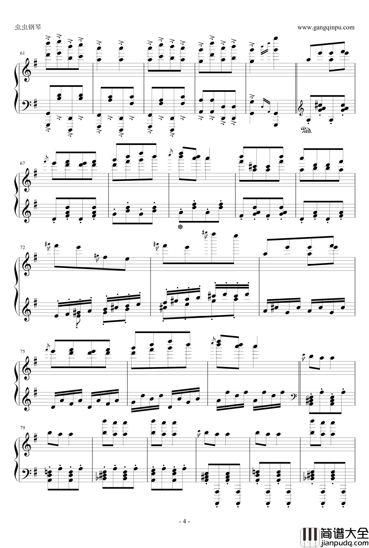 The_can_can钢琴谱_康康舞曲_Jacques_Offenbach