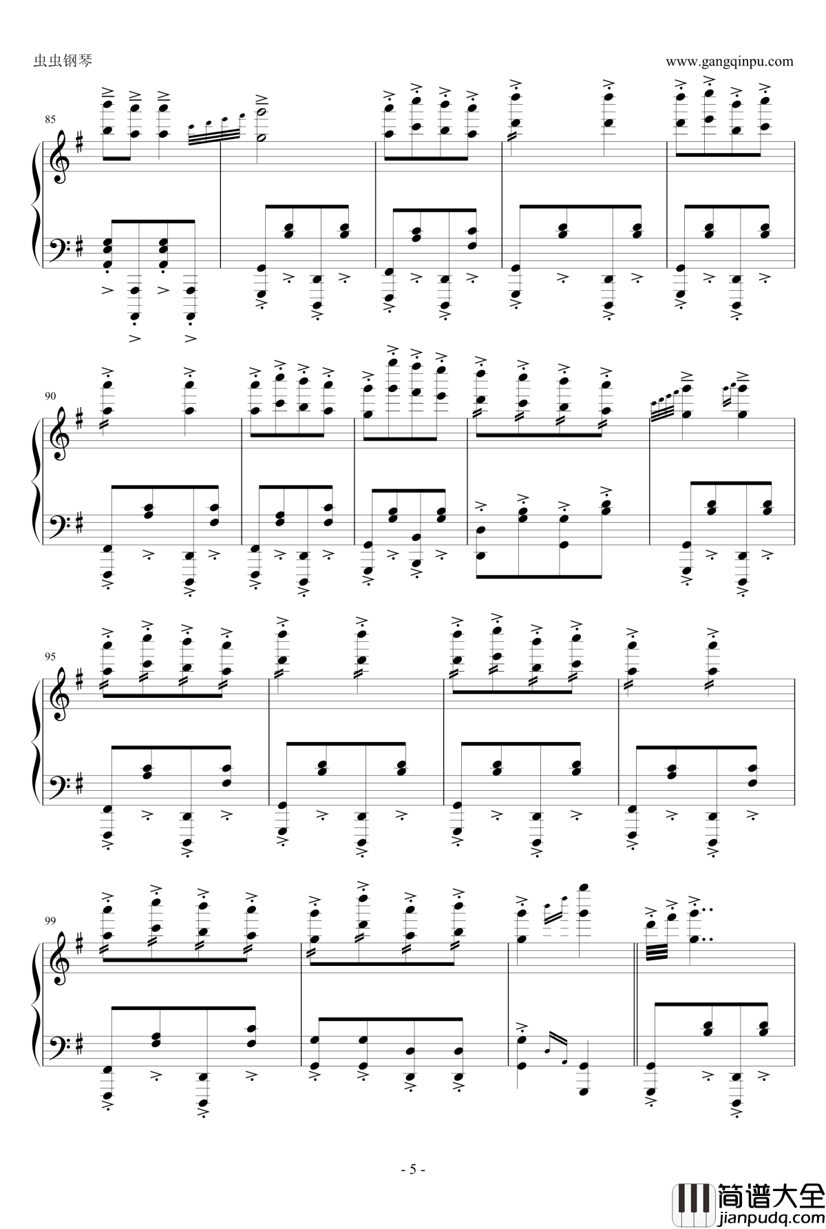 The_can_can钢琴谱_康康舞曲_Jacques_Offenbach