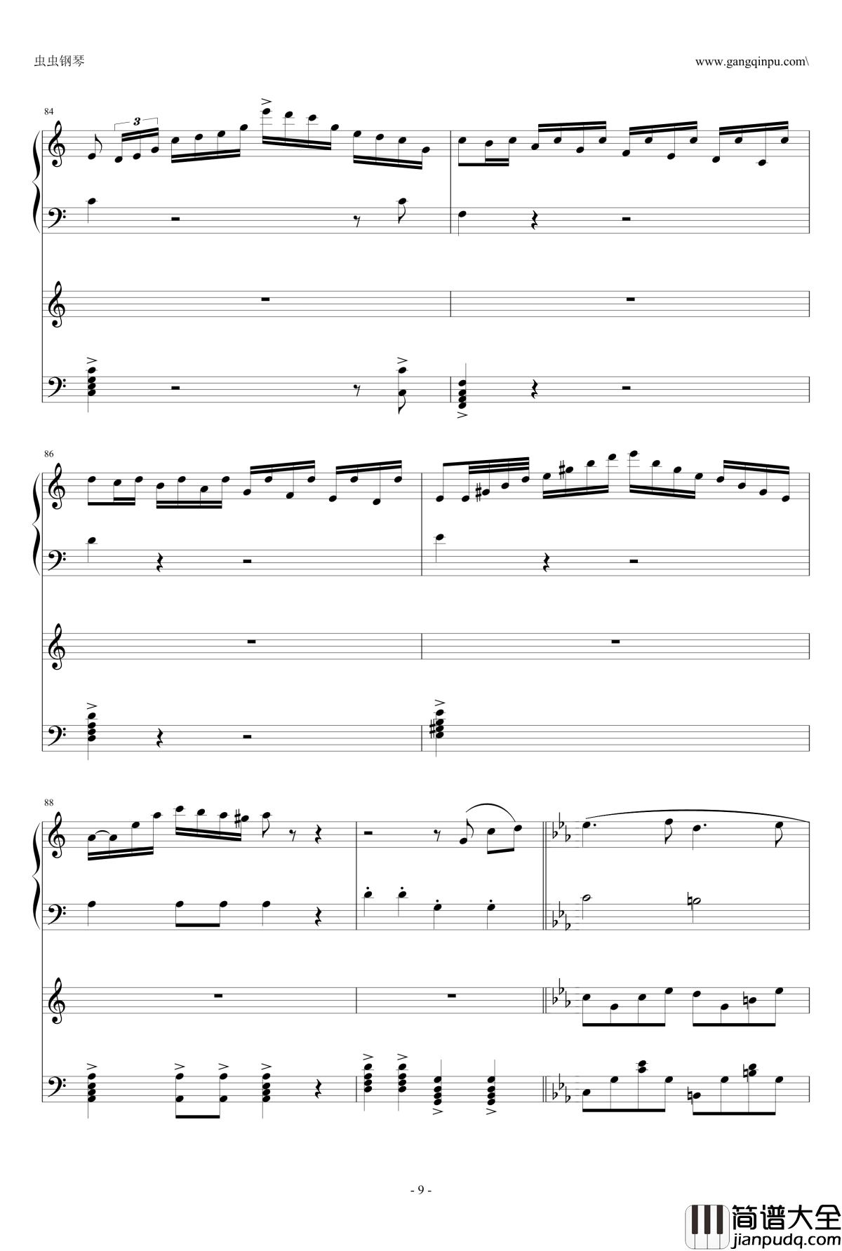 悲怆第三章钢琴谱_乐动达人_贝多芬_beethoven