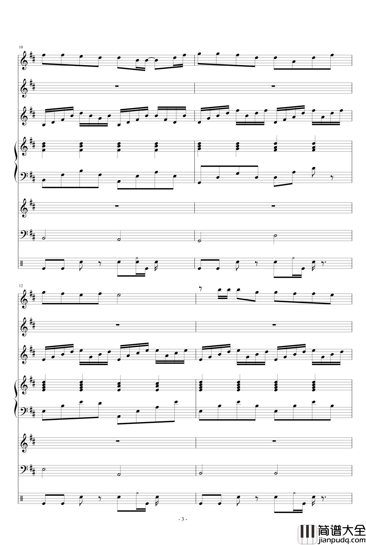 记忆中的铃声钢琴谱_1154105477