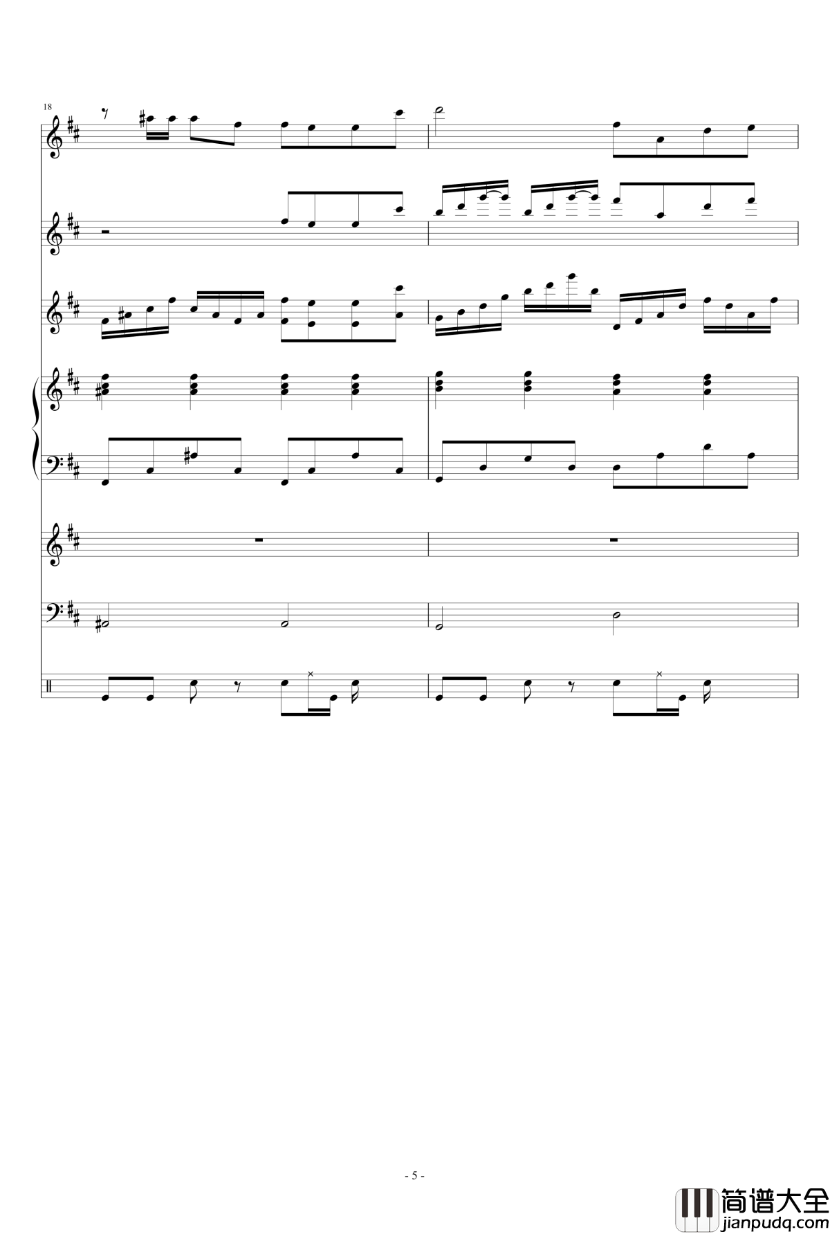 记忆中的铃声钢琴谱_1154105477