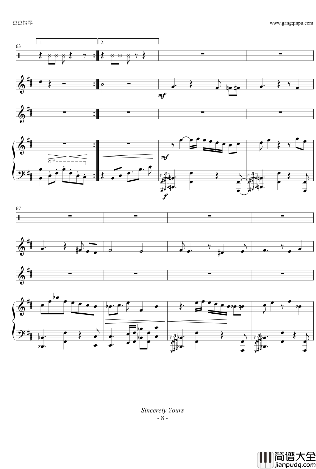 黑猫的探戈钢琴谱_变奏曲_黑猫的探戈