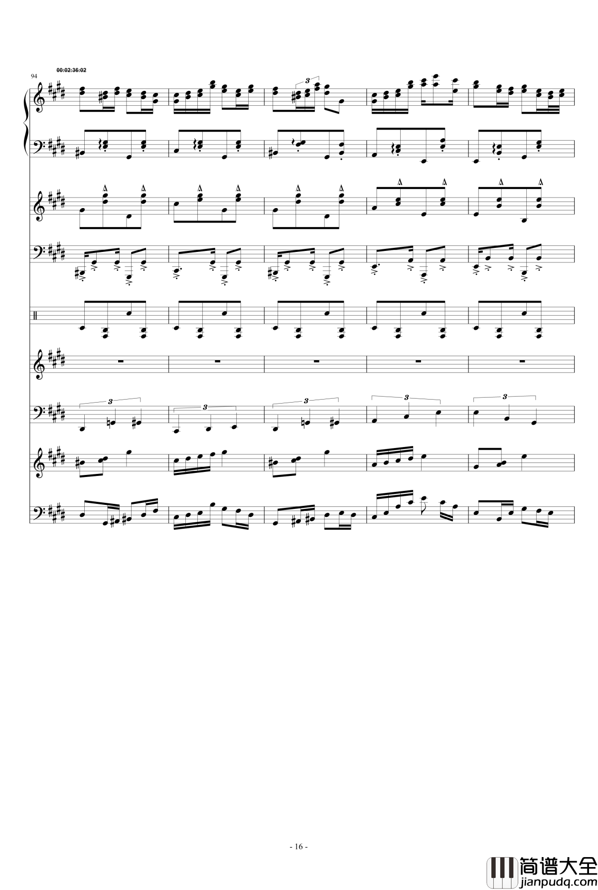 梦绘钢琴谱_E大调协奏曲_airoad