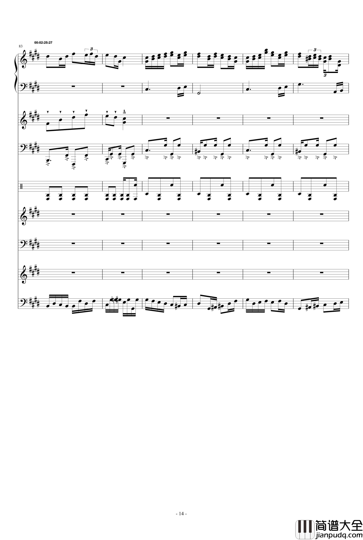 梦绘钢琴谱_E大调协奏曲_airoad