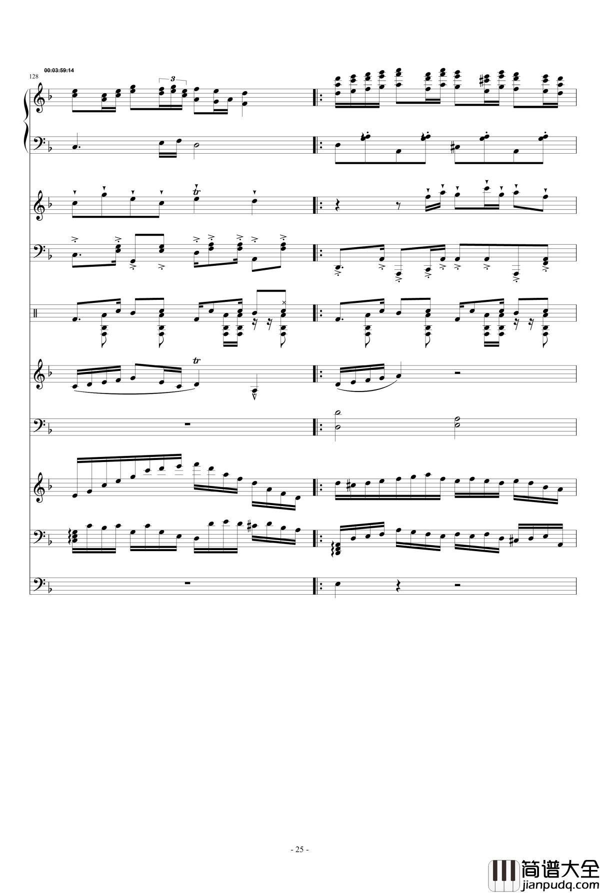 梦绘钢琴谱_E大调协奏曲_airoad