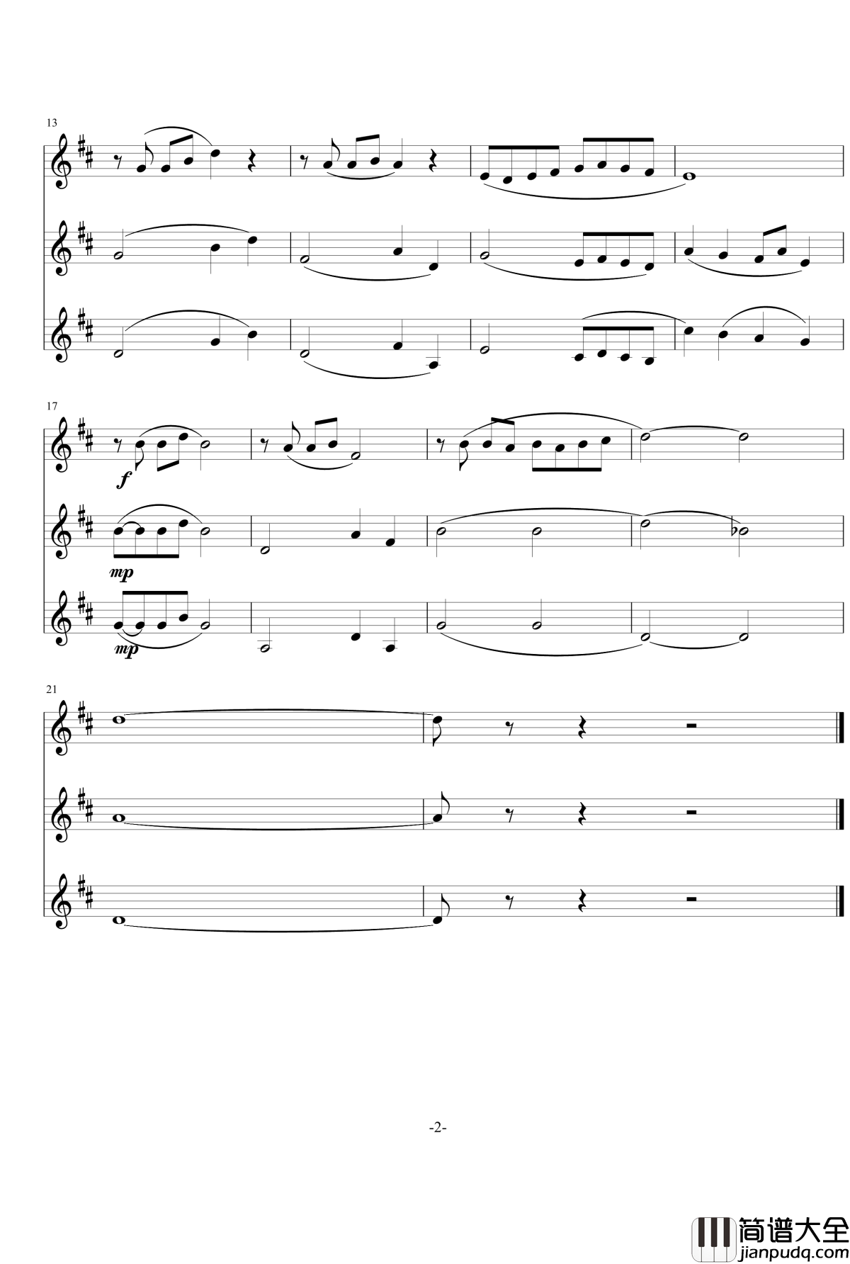 horn_warm钢琴谱_北平乐师