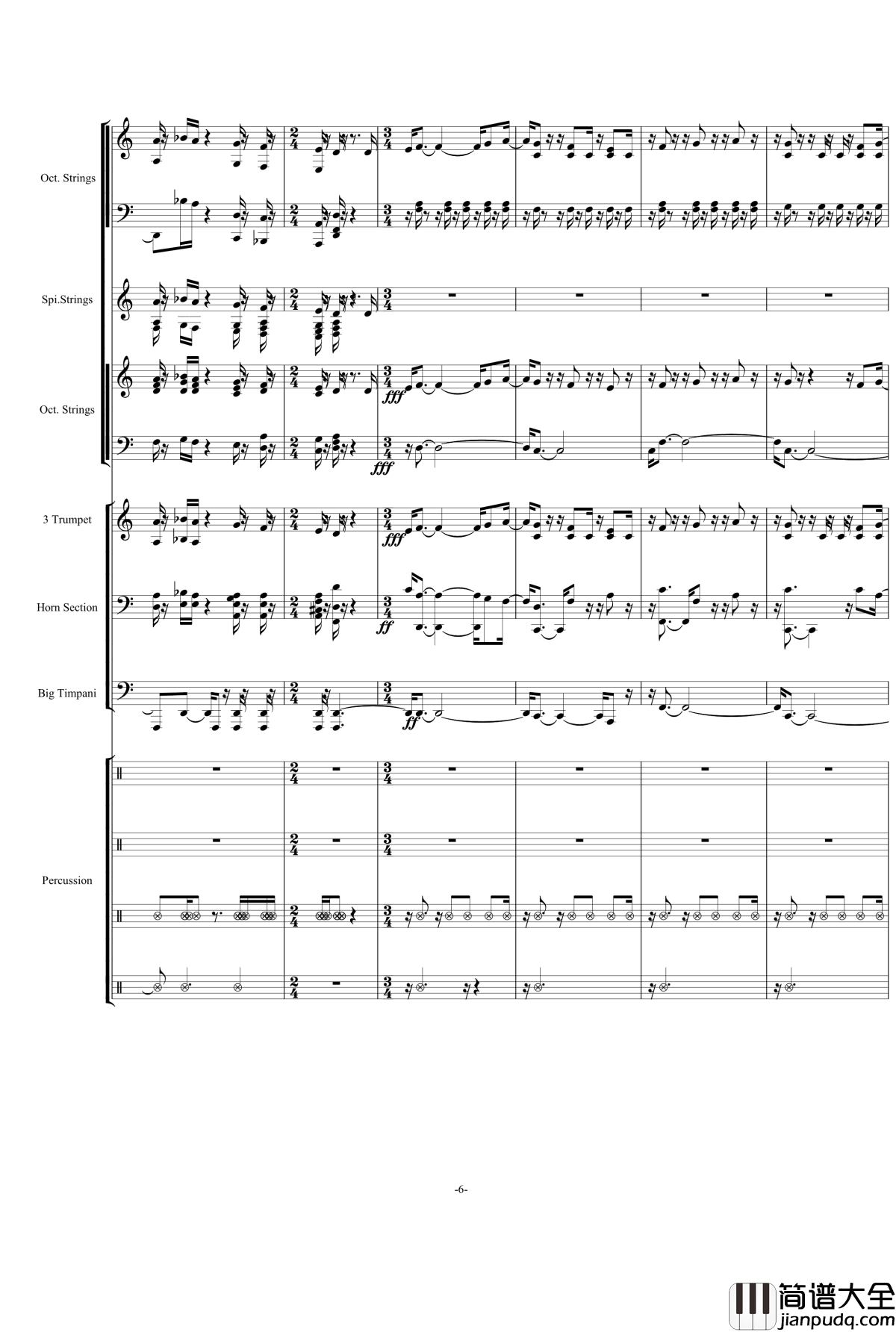 He‘s_A_Parite钢琴谱_完美震撼总谱_加勒比海盗