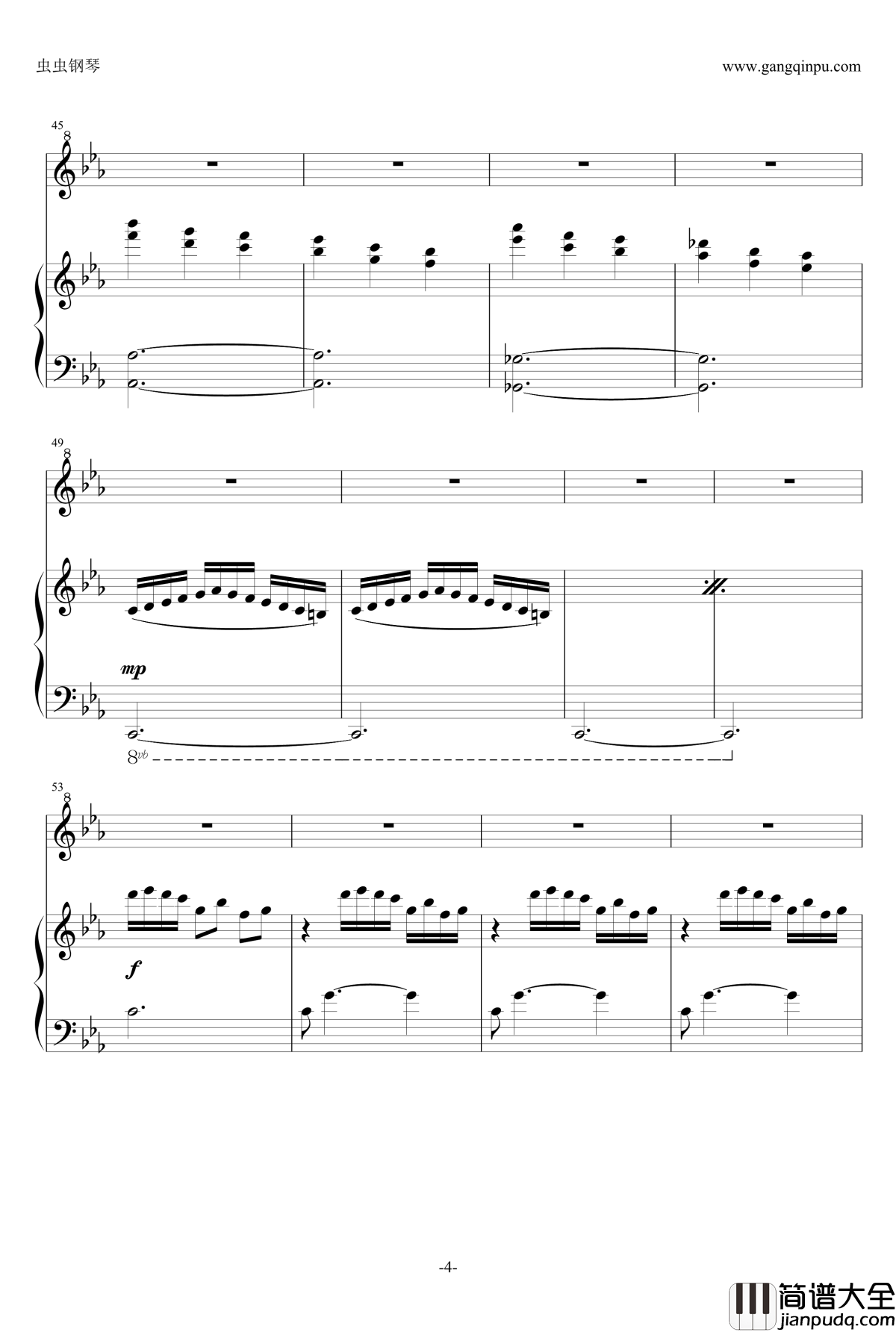 KINMOKUSEI钢琴谱_月野そら