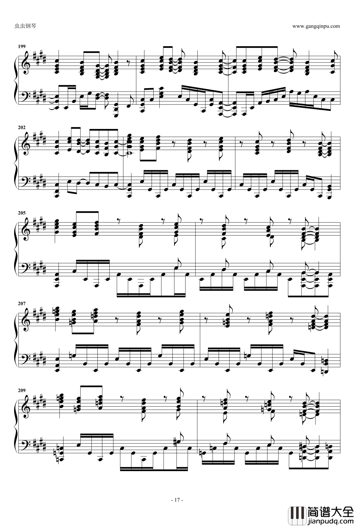 红莲の弓矢钢琴谱_5分钟完整版_进击的巨人