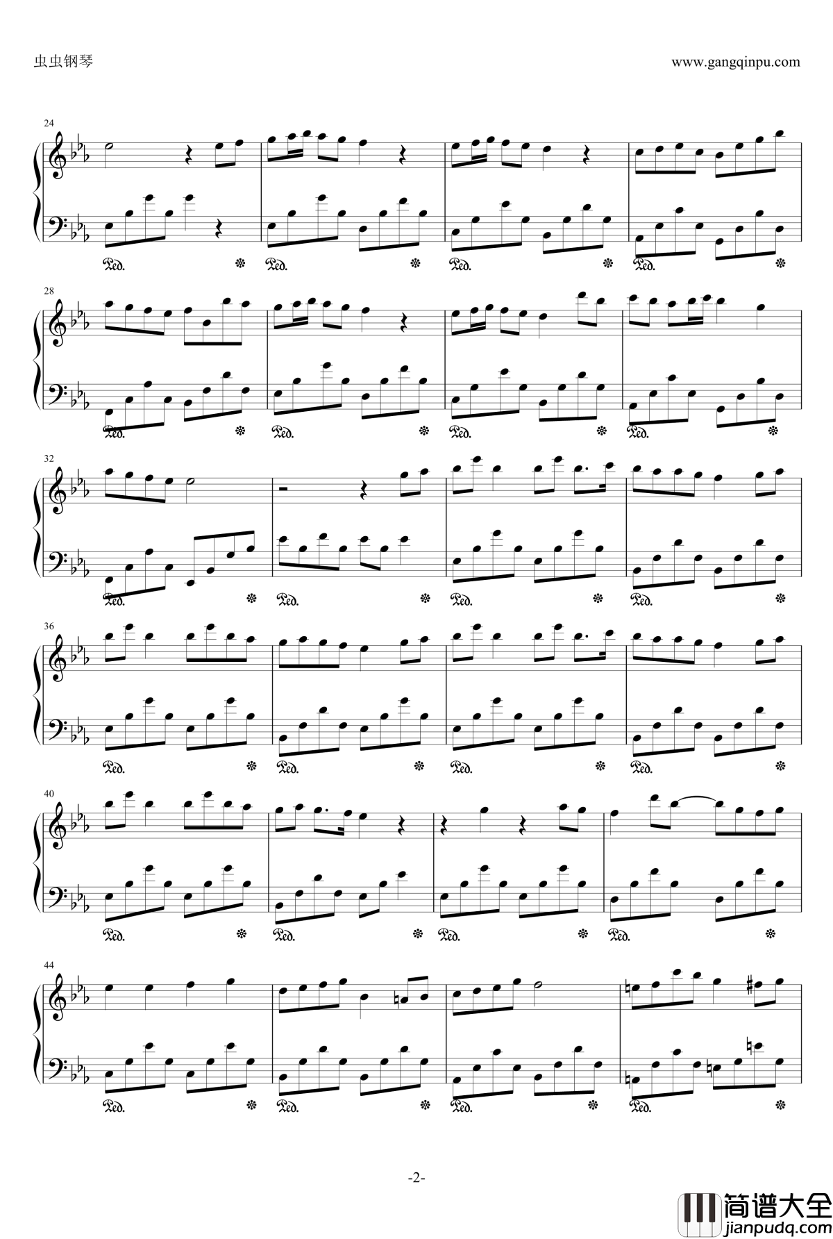 帆布鞋钢琴谱_乐之琴