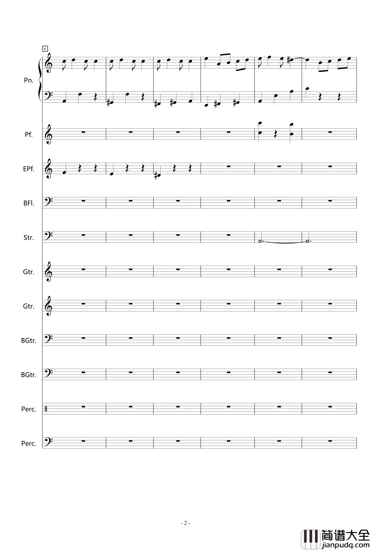 红月钢琴谱_深蓝LXXXIV