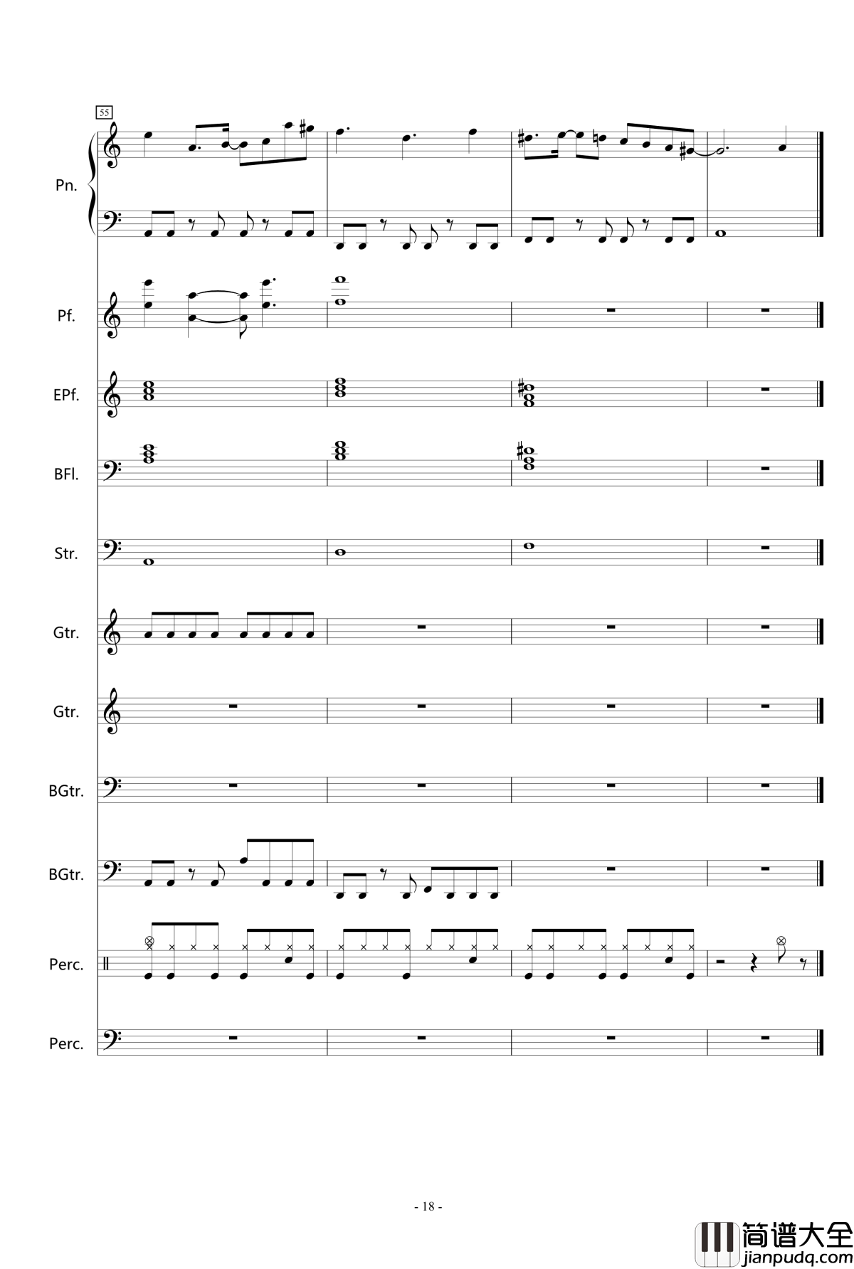 红月钢琴谱_深蓝LXXXIV