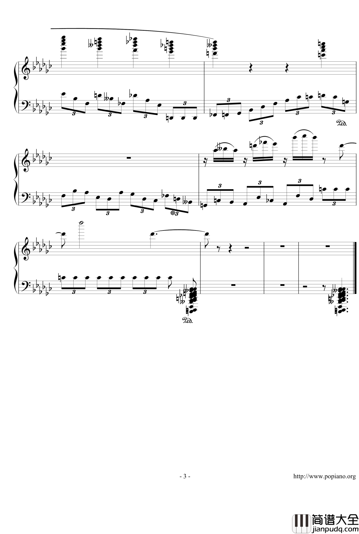 万圣节快乐钢琴谱_惨叫_雾_流行追梦人