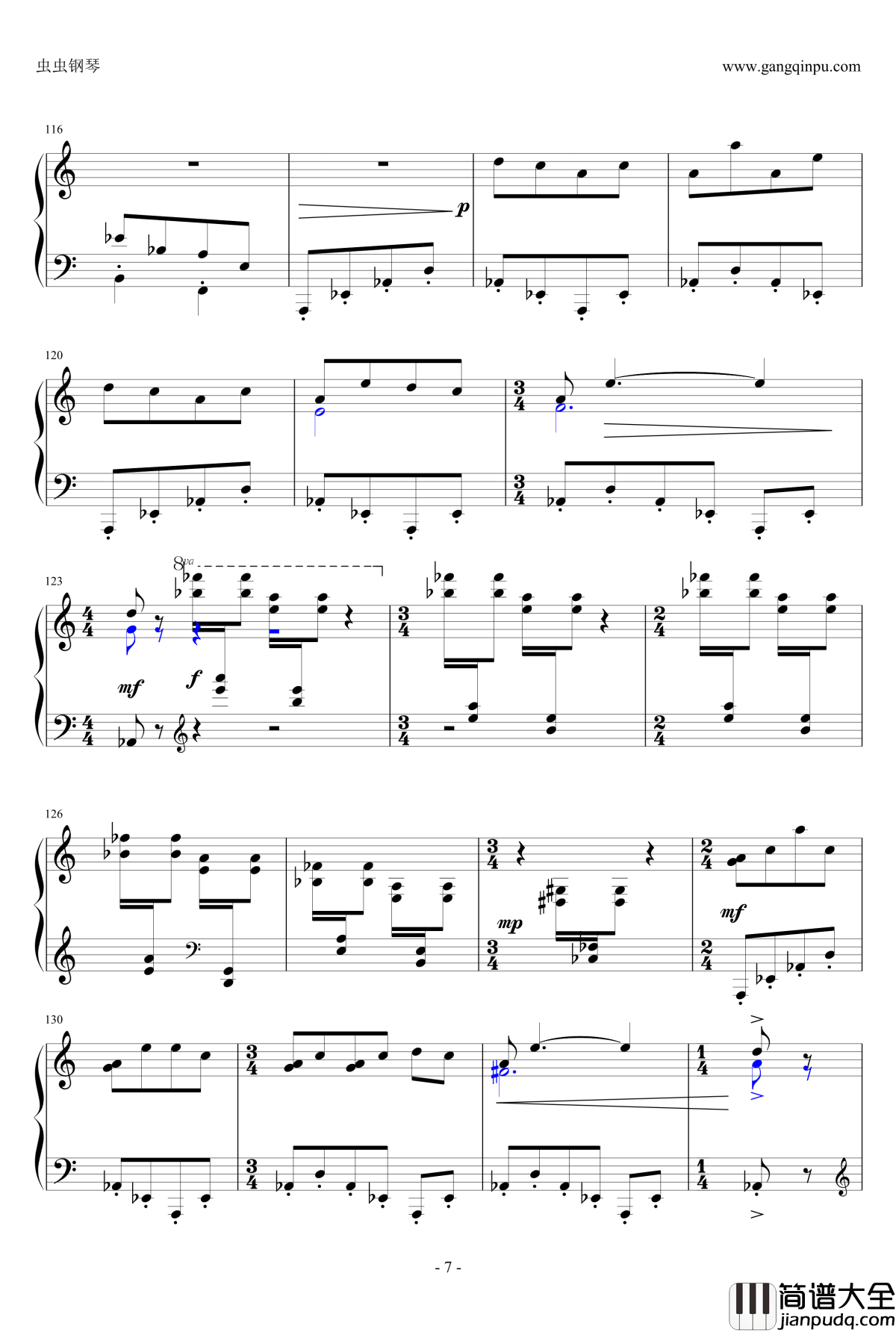 童嬉钢琴谱_朱践耳