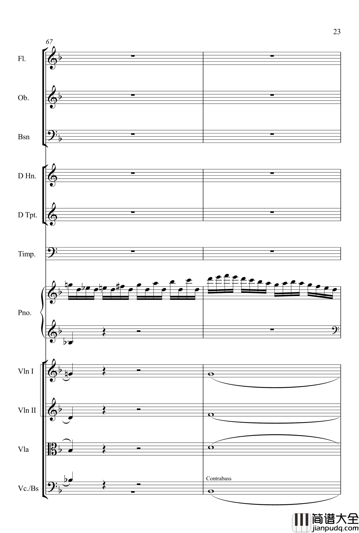 kv466_d小调第20号钢琴协奏曲钢琴谱_莫扎特