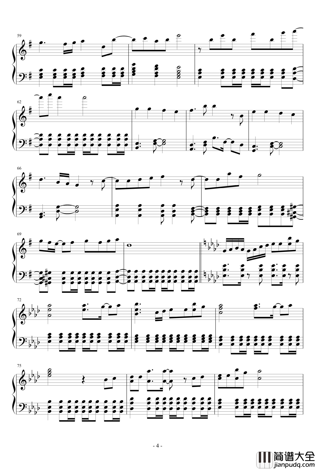 ごめんね、SUMMER钢琴谱_钢琴独奏谱_SKE48