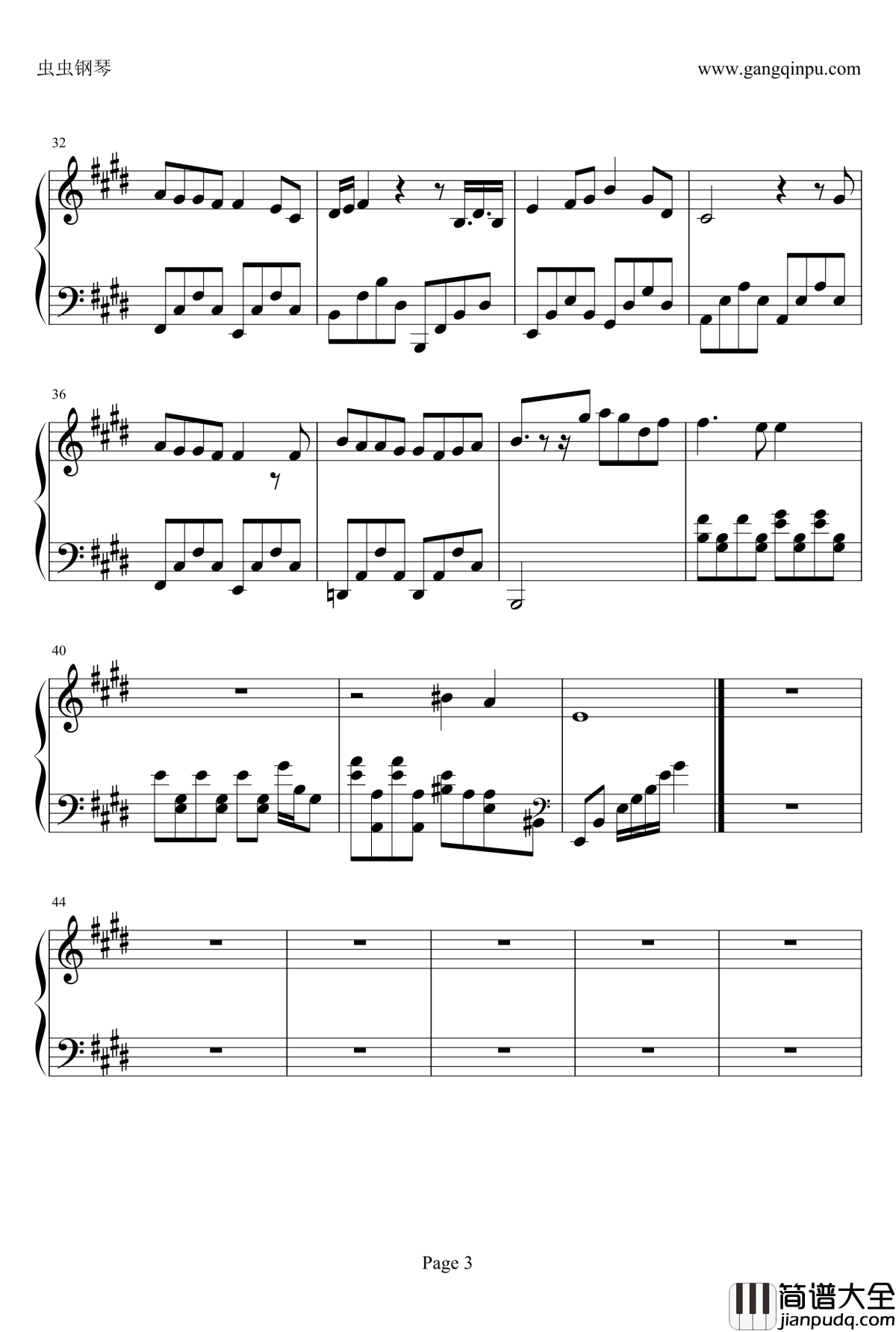 Melodies_of_life钢琴谱_完美修改版_最终幻想