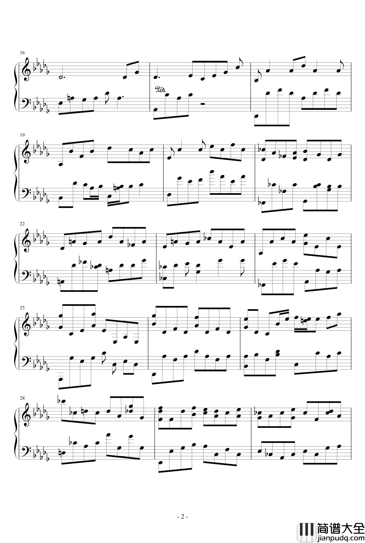 雷雨钢琴谱_hardy419